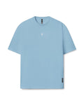 Heavyweight Cotton Oversized Tee - Sky Blue