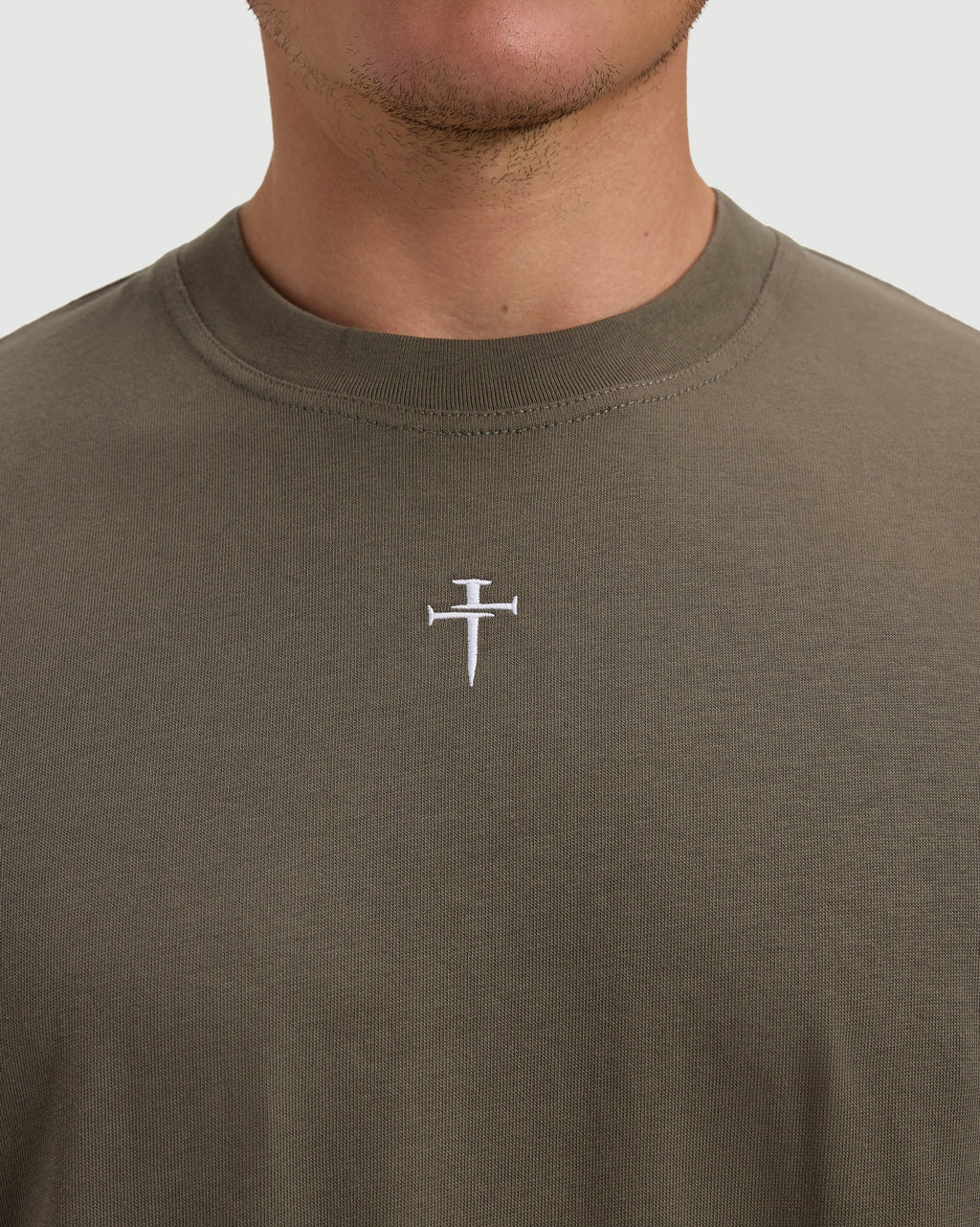 Heavyweight Cotton Oversized Tee - Sage