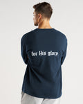 Heavyweight Cotton Oversized Long Sleeve "FHG" - Midnight Navy